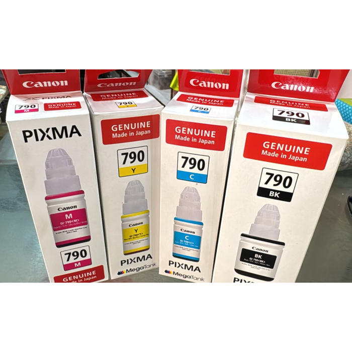 Canon GI790 (Cyan, Magenta, Yellow, Black) Ink Bottle